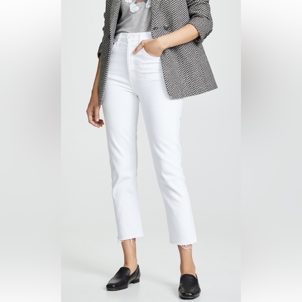 Agolde Riley straight leg cropped jean